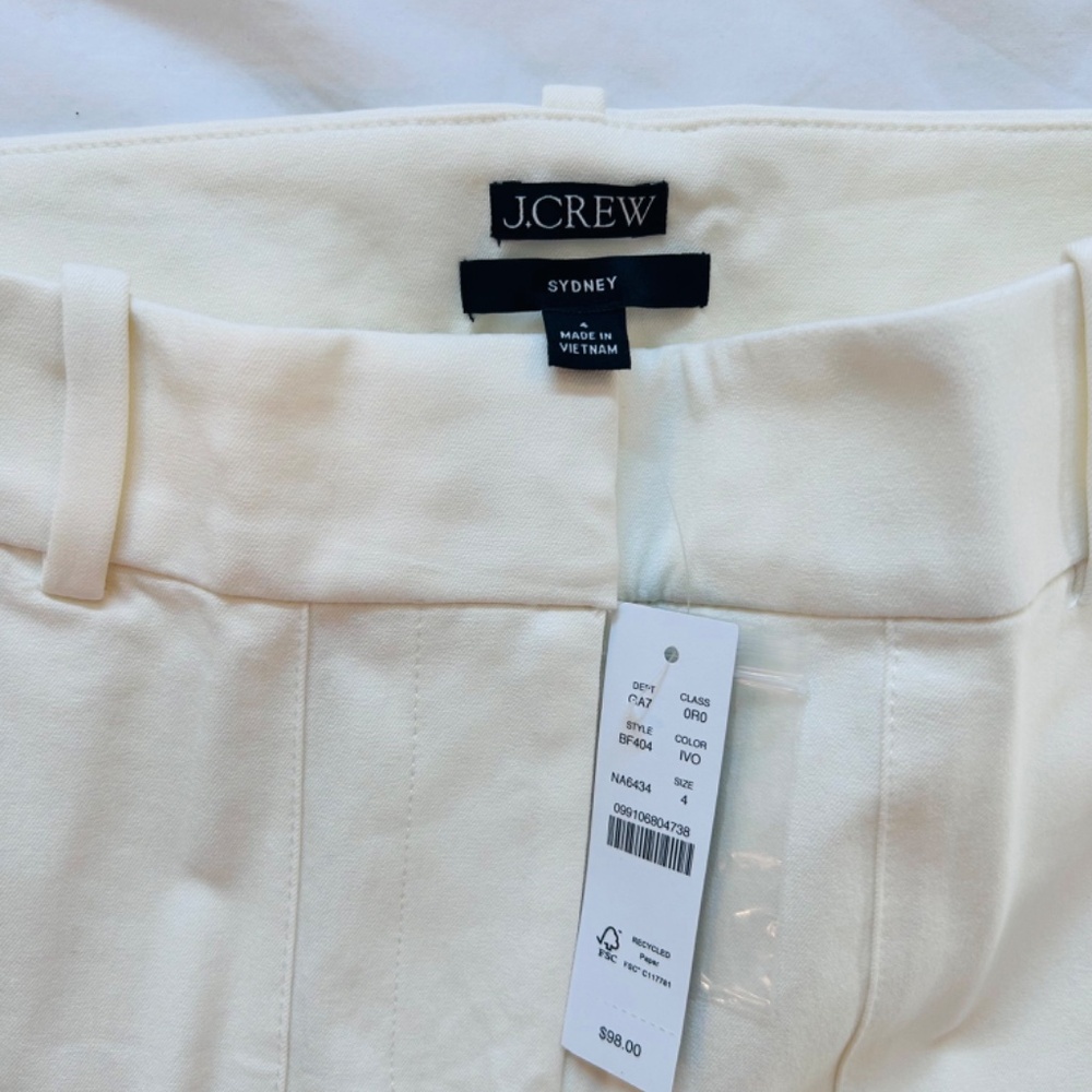 J.Crew Sydney Wide-leg Pant in Bi-stretch Cotton Blend - Picture 5 of 7